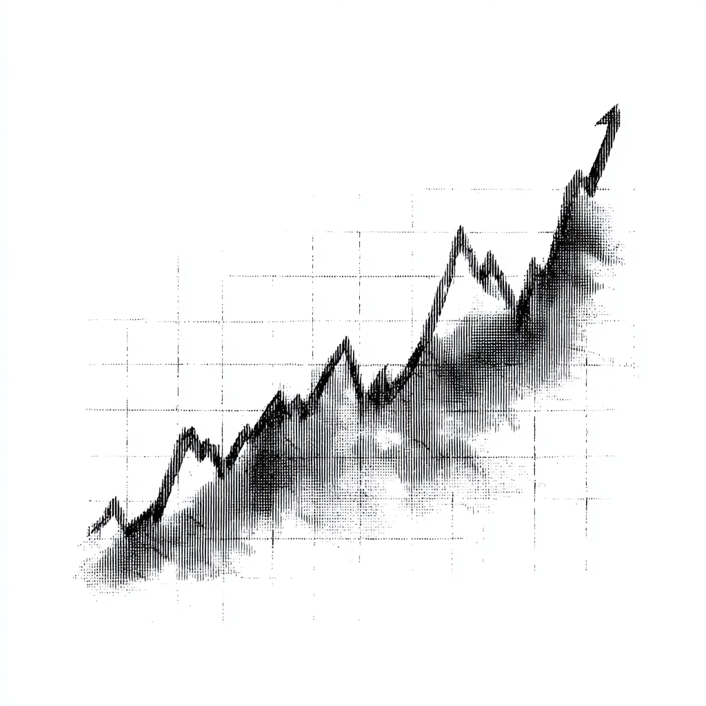 Laptop on a desk showing charts and analytics