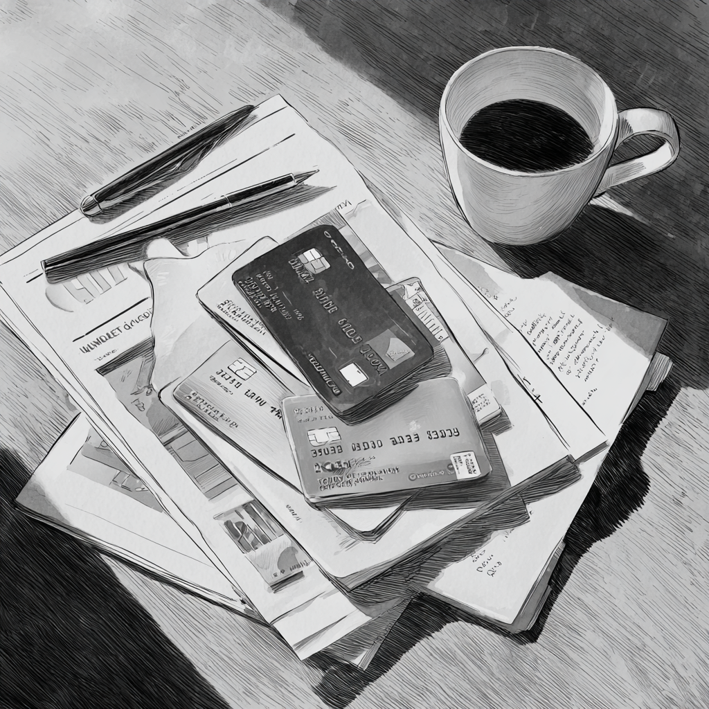 Business analytics dashboard on a screen